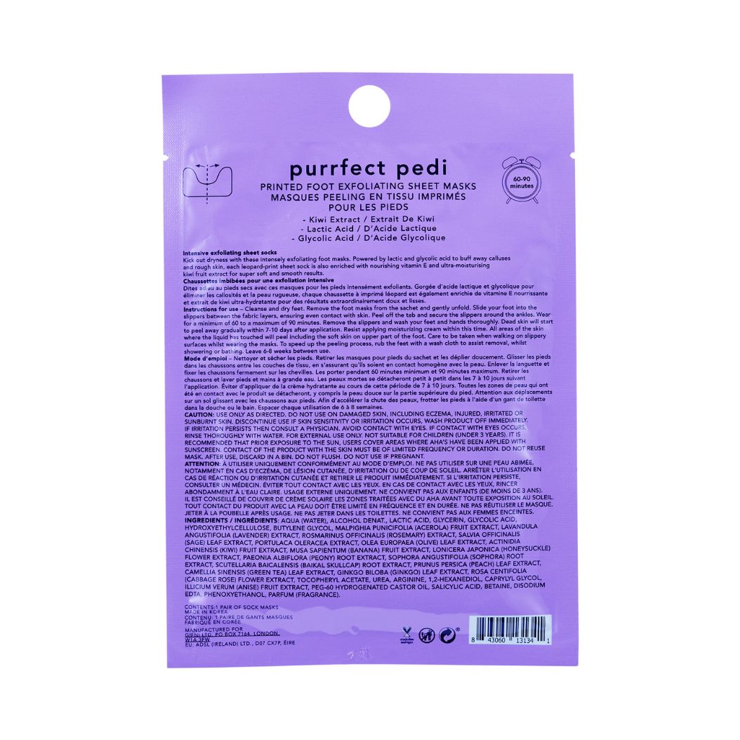 Purrfect Pedi Foot Mask 40ml