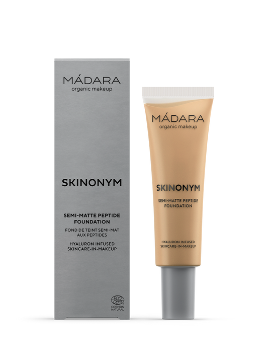 SKINONYM Semi-Matte Peptide Foundation 30ml - #50 Golden Sand