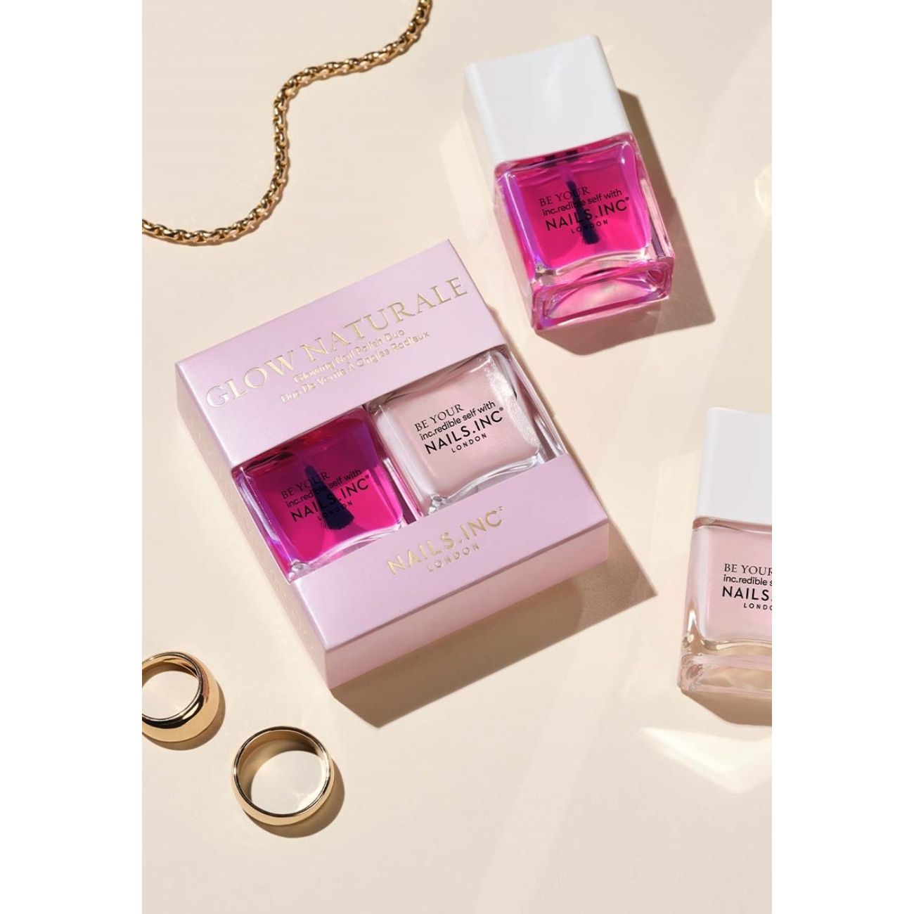 Nail Polish Duo Set - Glow Naturale