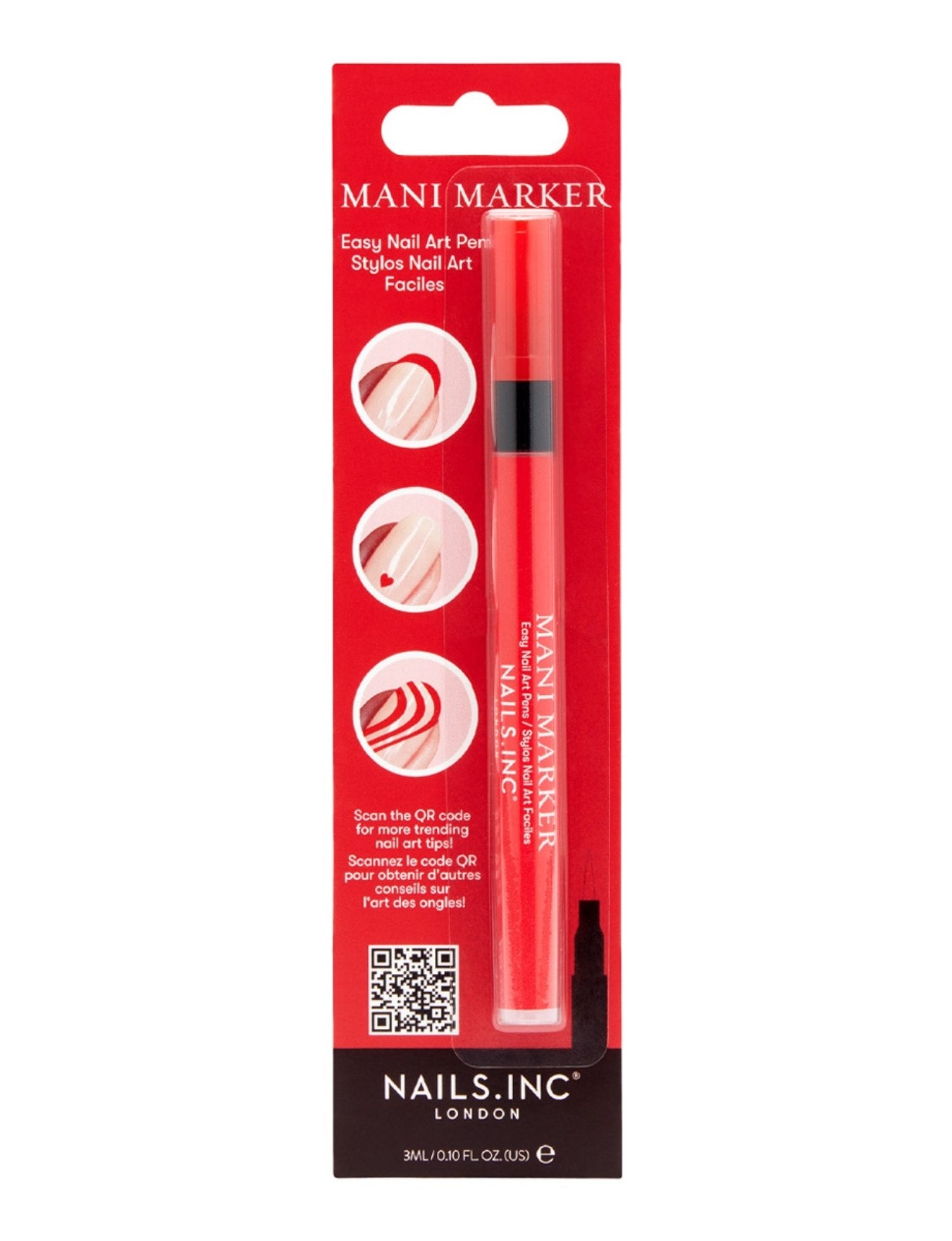 Mani Marker Easy Nail Art Pen - Lipstick Red