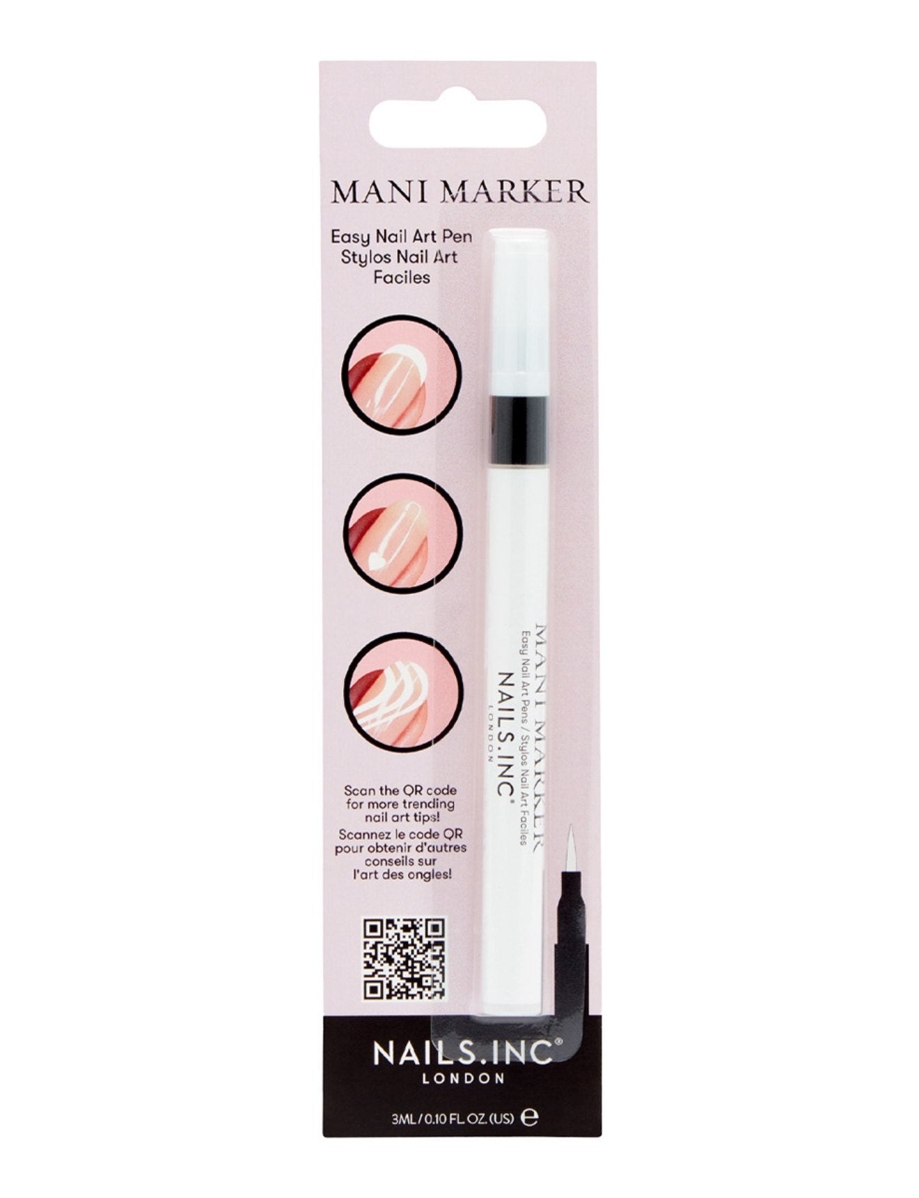 Mani Marker Easy Nail Art Pen - Bright White