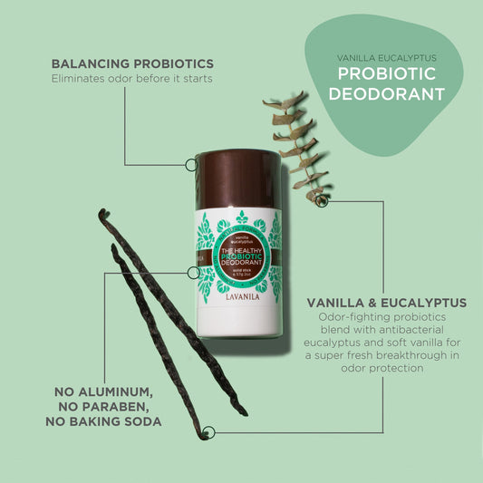 The Healthy Probiotic Deodorant Vanilla Eucalyptus