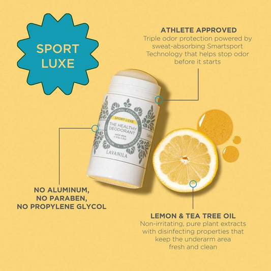 The Healthy Deodorant Sport Luxe - High Performance
