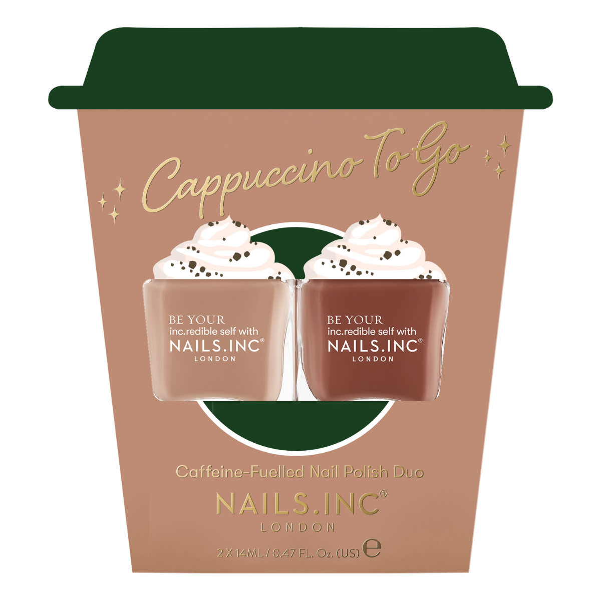 Nail Polish Duo Set - Cappuccino To Go