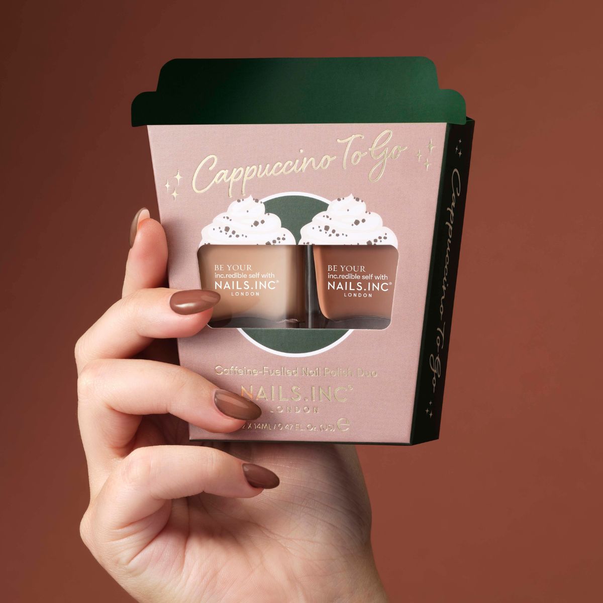 Nail Polish Duo Set - Cappuccino To Go