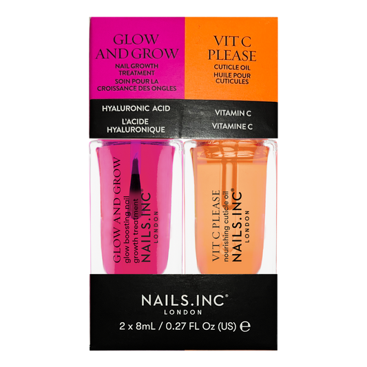Glow And Grow X Vit C Please Nail Treatment Mini Duo