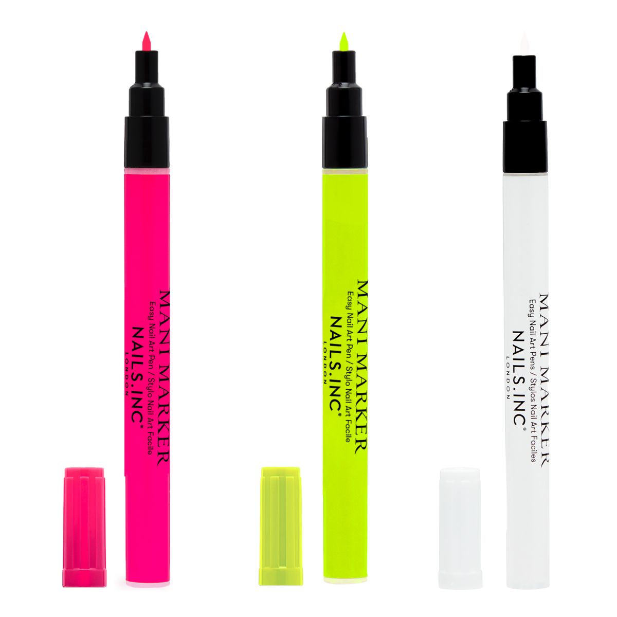 Mani Marker Easy Nail Art Pen - Neon Trio