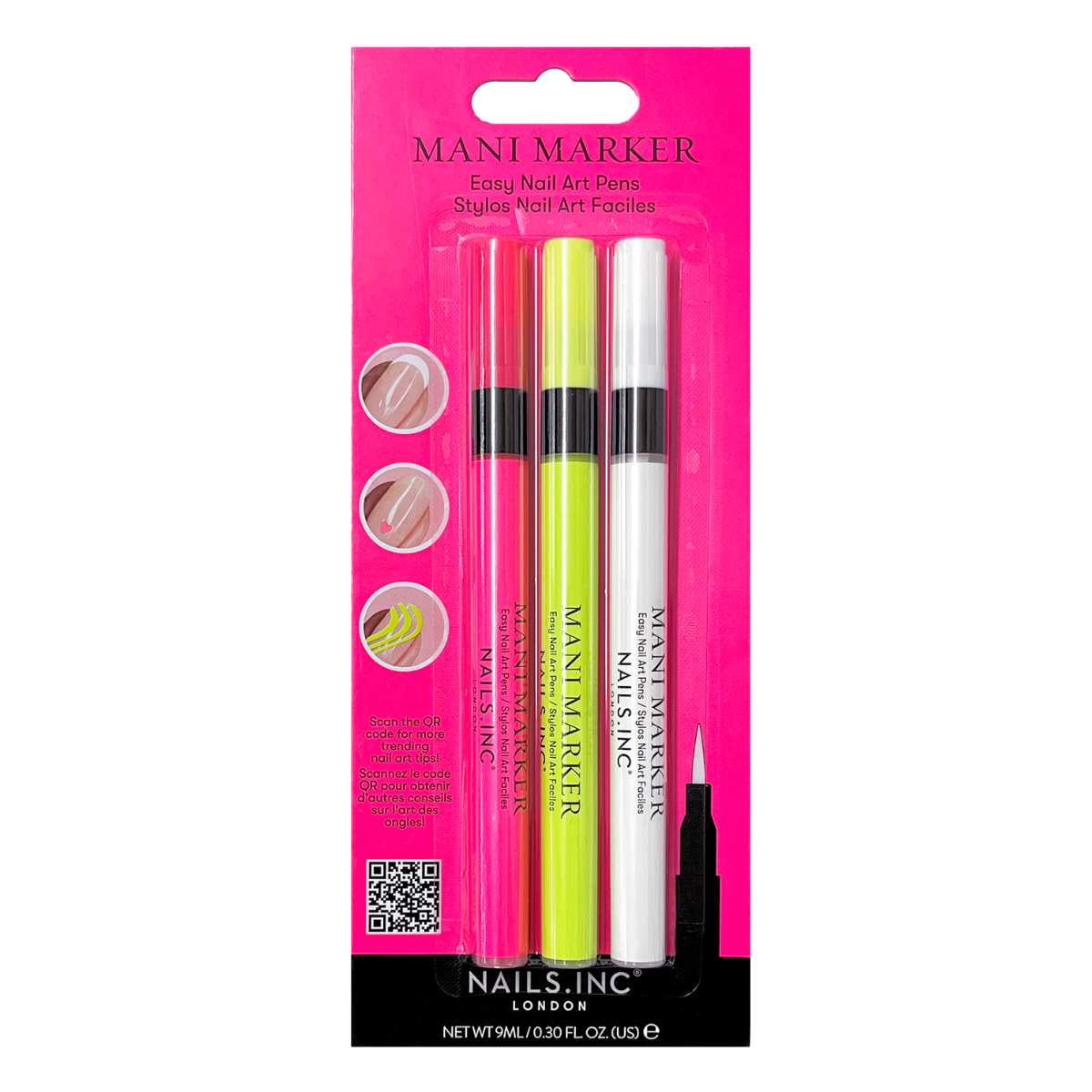 Mani Marker Easy Nail Art Pen - Neon Trio