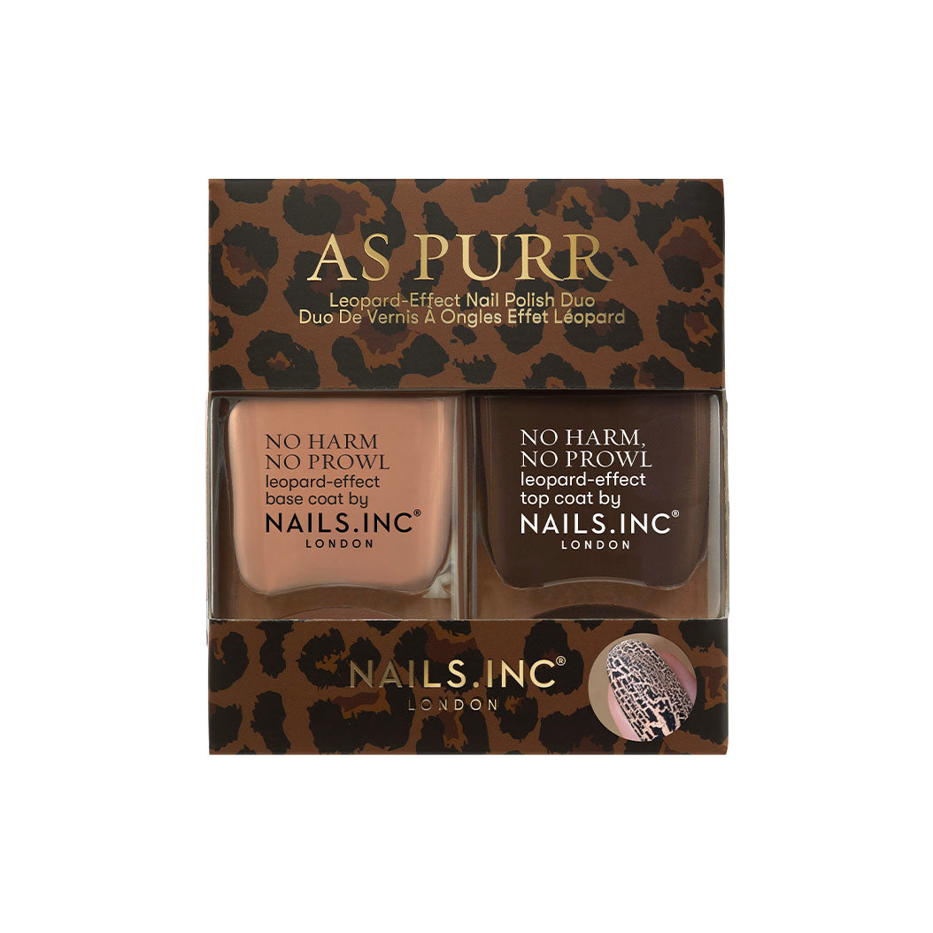 Nail Polish Duo Set - As Purr Leopard