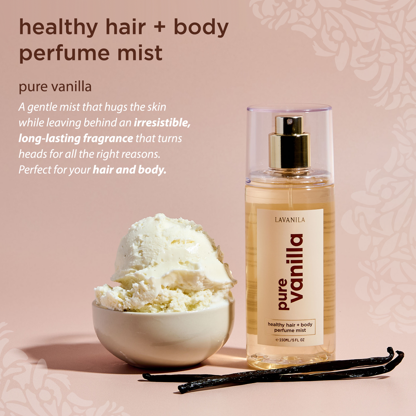 Healthy Hair and Body Mist 150 ml - Pure Vanilla