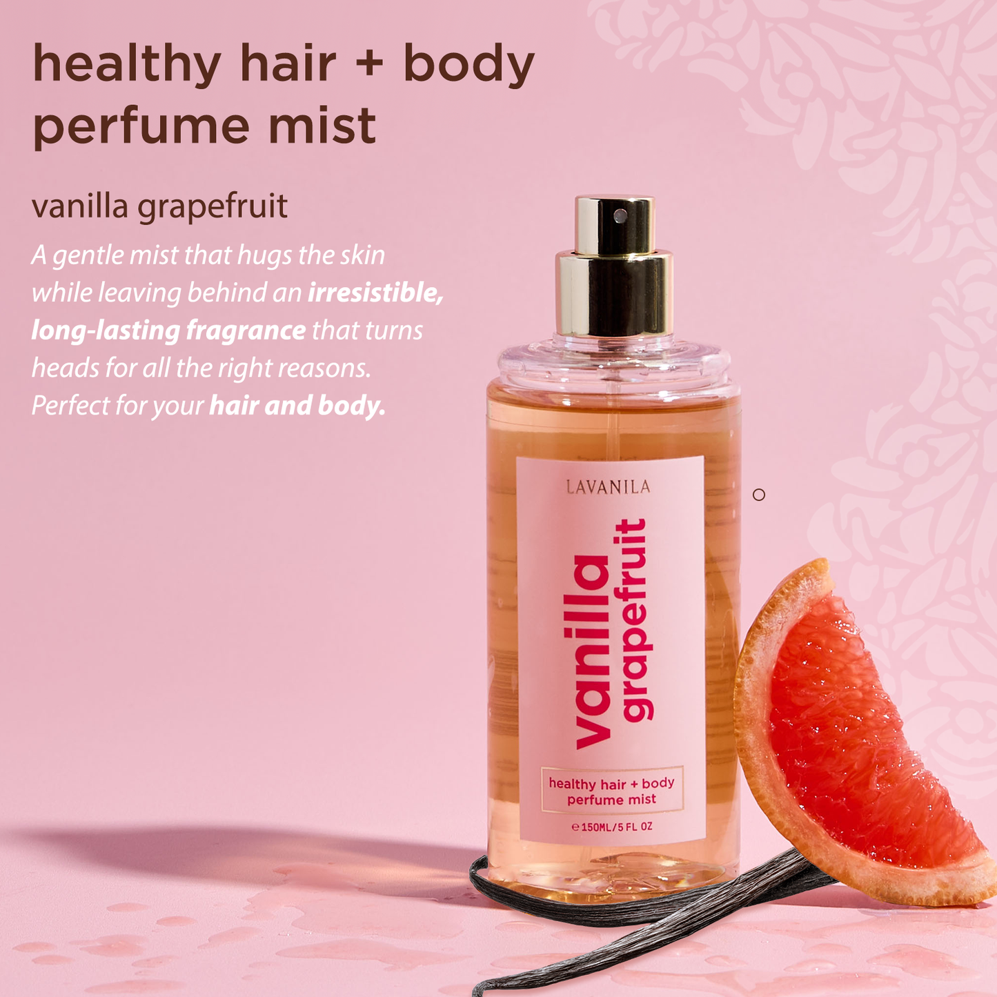 Healthy Hair and Body Mist 150 ml - Vanilla Grapefruit