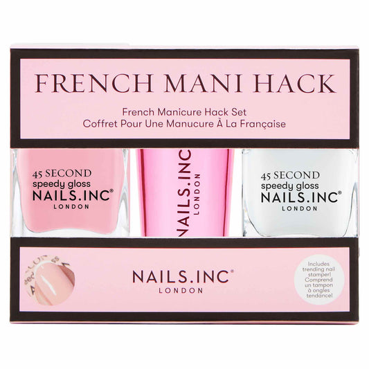 Nail Polish Duo And Tool Set - French Mani Hack